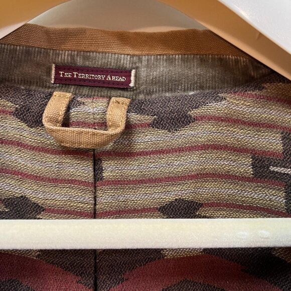 The Territory Ahead Men's Size XXL 100% Cotton 3 Button Jacket. Light Brown. - Picture 2 of 6